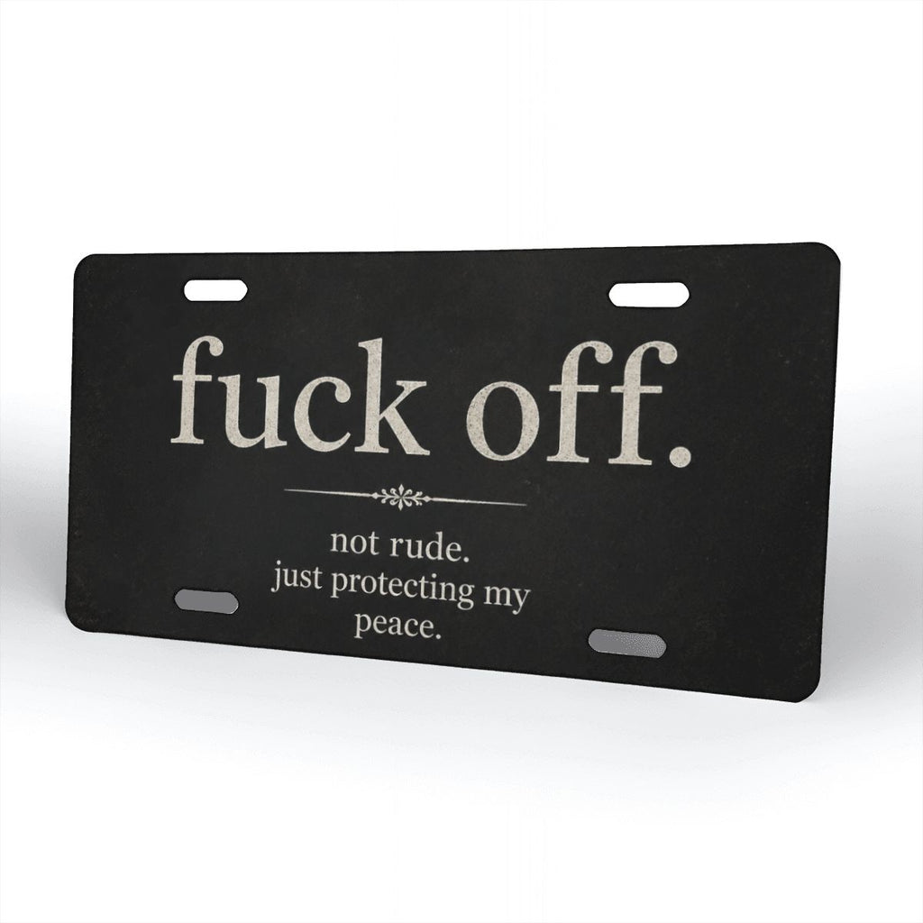 Aluminum License Plate