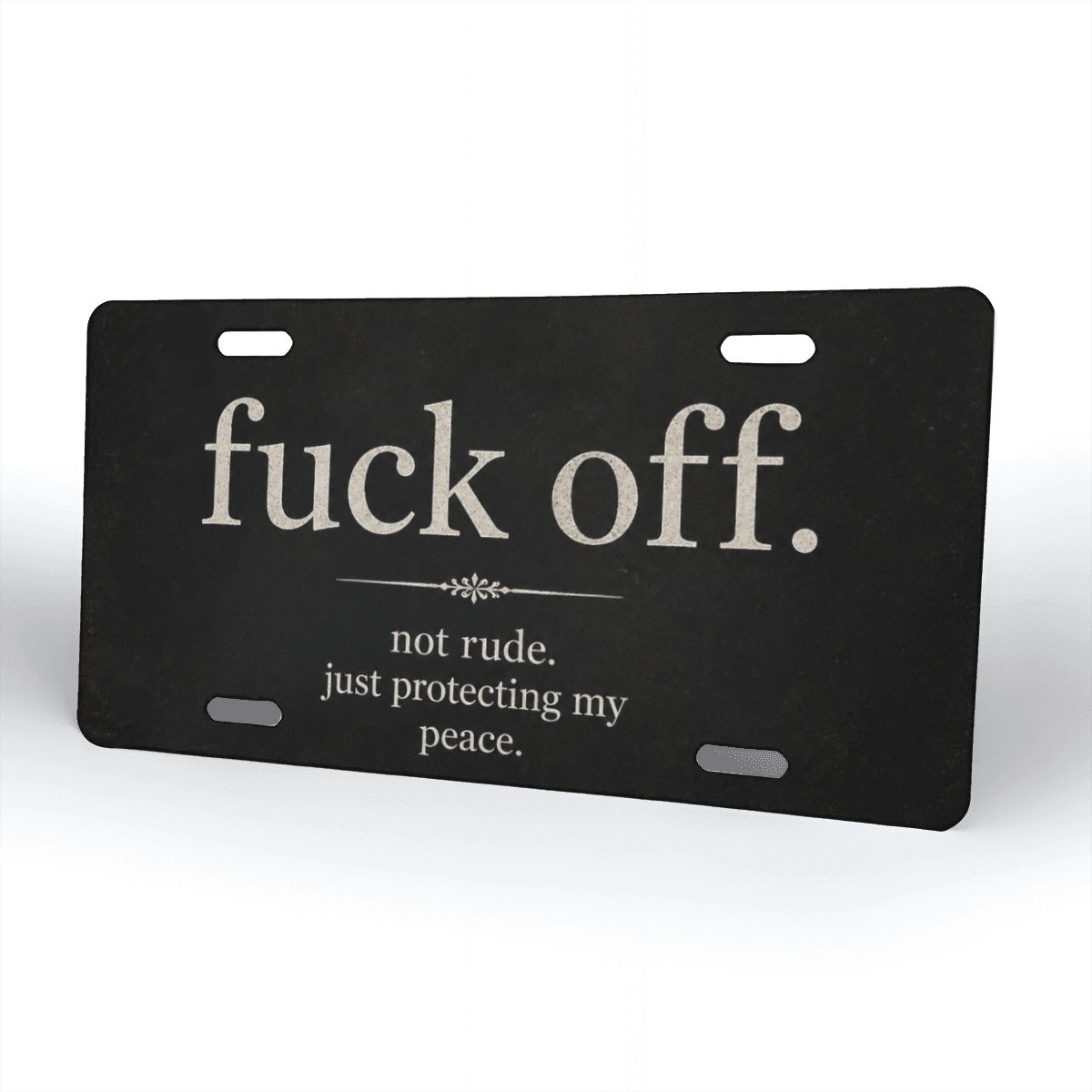 Aluminum License Plate