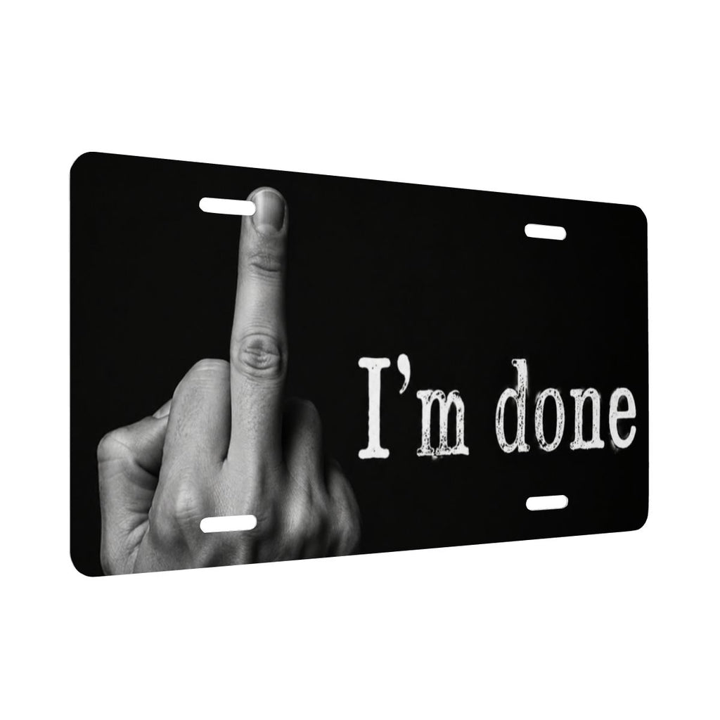 Aluminum License Plate