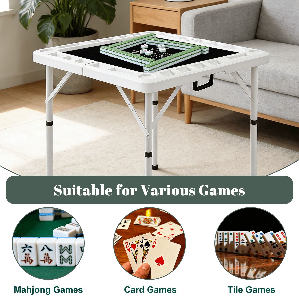 Foldable Mahjong Table