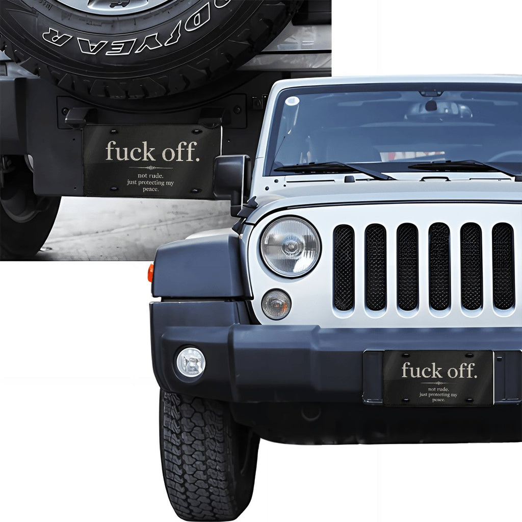 Aluminum License Plate